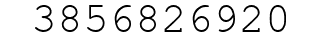 Number 3856826920.
