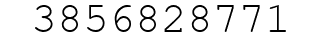 Number 3856828771.
