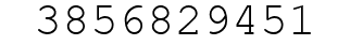 Number 3856829451.
