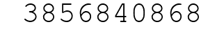 Number 3856840868.