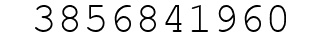 Number 3856841960.
