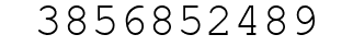 Number 3856852489.