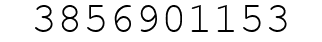 Number 3856901153.