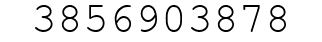 Number 3856903878.