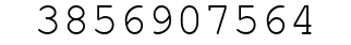 Number 3856907564.