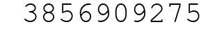 Number 3856909275.