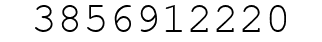 Number 3856912220.