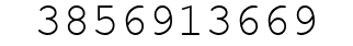 Number 3856913669.