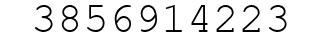 Number 3856914223.