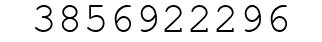 Number 3856922296.