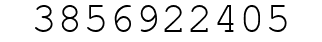 Number 3856922405.