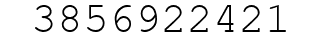 Number 3856922421.