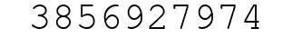 Number 3856927974.