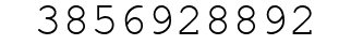 Number 3856928892.