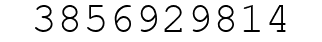 Number 3856929814.