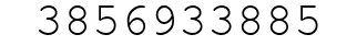 Number 3856933885.