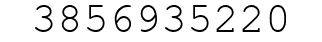 Number 3856935220.