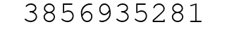 Number 3856935281.