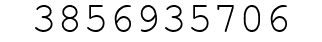 Number 3856935706.