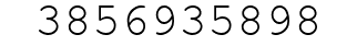 Number 3856935898.