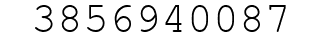 Number 3856940087.