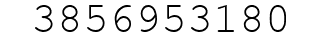 Number 3856953180.