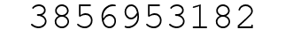 Number 3856953182.