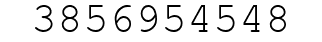 Number 3856954548.