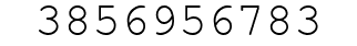 Number 3856956783.