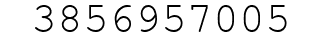 Number 3856957005.