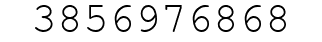 Number 3856976868.