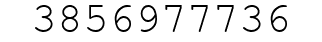 Number 3856977736.