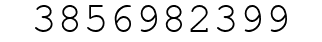 Number 3856982399.