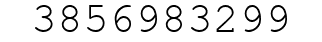 Number 3856983299.