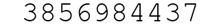 Number 3856984437.