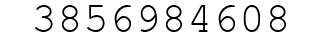 Number 3856984608.