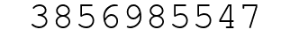 Number 3856985547.