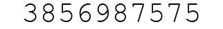 Number 3856987575.