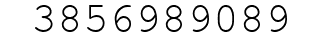 Number 3856989089.