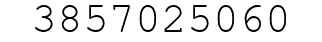 Number 3857025060.