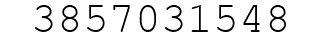 Number 3857031548.