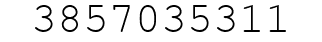 Number 3857035311.