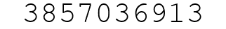 Number 3857036913.