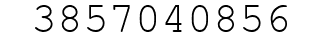 Number 3857040856.