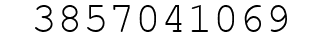 Number 3857041069.