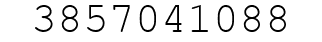 Number 3857041088.