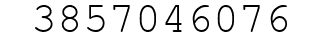 Number 3857046076.