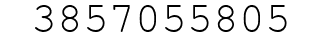 Number 3857055805.