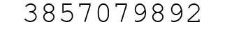 Number 3857079892.