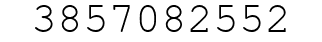 Number 3857082552.